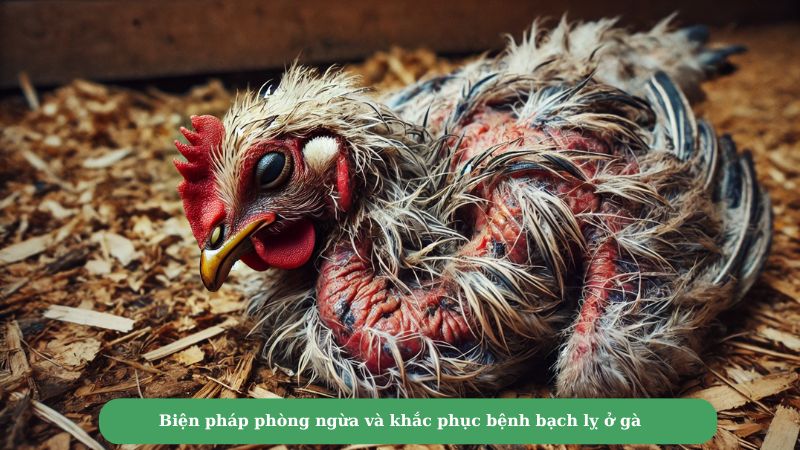 Biện pháp phòng ngừa và khắc phục bệnh bạch lỵ ở gà