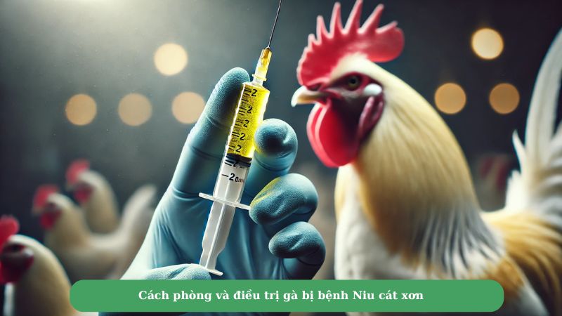 Cách phòng và điều trị gà bị bệnh Niu cát xơn