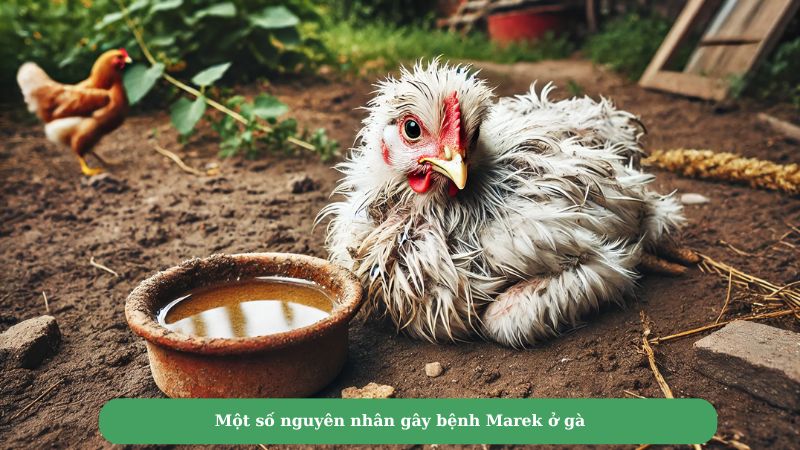 Một số nguyên nhân gây bệnh Marek ở gà