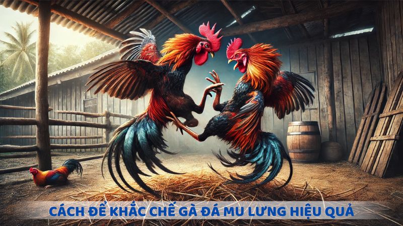 Cách để khắc chế gà đá mu lưng hiệu quả